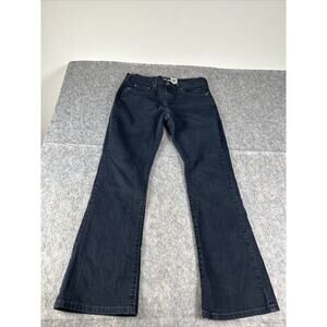 Levi's Strauss 515 Boot Cut Jeans‎ Womens Size 8 S Black Denim Mid Rise